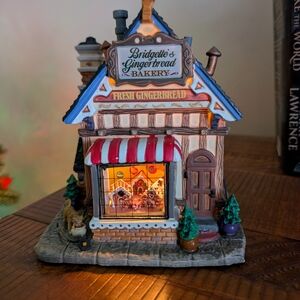Bridgette's Gingerbread Bakery Holiday Decor